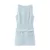 Spring New Women’s Fashion and Elegance Slim Fit Versatile Belt Decoration Round Neck Sleeveless Short Dress