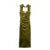 Elegant Halter Velvet Midi Dresses Women Backless Pleated Zipper Green Party Dress Female 2025 Spring Summer Lady Slim Fit Robes