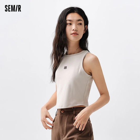 Vest Women Fashion Printed Inner Suspender Simple Casual Sweet Spicy Style Top Slimming Vests