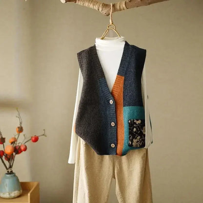 Suéter corto de moda coreana para mujer, chaleco liso holgado informal, suéter de punto con cable, tops de diseñador de lujo