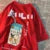 Camiseta holgada informal de manga corta con estampado de gato japonés para hombre y mujer, ropa de calle de algodón, estilo Harajuku