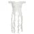 Sexy Ruffled Hem Lace Tank Top Off Shoulder White Tie Up Aesthetic Tube Top Holiday Summer Fashion Camisole Skinny
