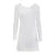 Backless White Dress Women Sheer Transparent Round Neck Long Sleeve Knitted Bodycon Dress Sexy Party Dresses Beachwear