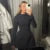 Elegant O Neck Long Sleeve Pactchwork Mini Zipper Women’S Dresses Winter Party Club Korean Wholesale Y2K Casual Clothes