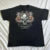 Camiseta cibergótica grunge Y2K con gráfico de calavera vintage, top corto de manga corta, camiseta skater retro japonesa kawaii de los años 00, ropa de calle para mujer