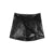 PU Leather Skirt y2k Clothes Women Solid Color Low Waist Side Slit A Line Mini Skirts Club Party Skirt Party Clubwear