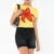 Top corto Y2K de los años 2000 para mujer, camiseta de bebé con estampado floral, cuello redondo, manga corta, ropa estética Fairycore, ropa urbana