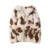 Abrigo de piel sintética de leopardo de gran tamaño para mujer, chaqueta gruesa de piel de zorro con capucha, estilo Harajuku Y2k, para invierno