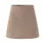 Conjunto de 2 piezas para mujer, blazer a cuadros de pata de gallo con cuello de piel sintética extraíble y cintura ajustada con varillas + minifalda de cintura alta tipo A.