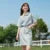 Dress Women’s Lace Doll Collar  Summer New Texture Topstitch Dress