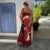 Sexy Floral Printed Strapless Long Dresses Women Loose Off The Shoulder Sleeveless Beach Dress 2025 Summer Lady Vacation Robes