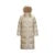 Chaqueta de plumón para mujer, larga, triple capa, versátil, actualizada, de invierno, nueva, holgada, con capucha, sencilla.