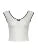 Contrast Binding Ruched V Neck Short Sleeve Y2K T Shirt Women Cute 2000s Clothes