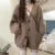 Cárdigan de otoño e invierno para mujer, suéter, abrigo, moda femenina, manga larga, cuello en V, chaquetas de punto sueltas, suéteres casuales, cárdigans