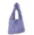 Bolso bandolera de gran capacidad con pelo sintético de oveja de Mongolia para mujer, estilo Y2K, estilo Harajuku, esponjoso y peludo.