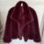 Abrigo de piel sintética con degradado para mujer, chaqueta de piel de zorro sintética con cuello de piel grande de lujo, nueva moda de invierno