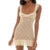 Vestido minivestido sexy con volantes y corte bajo estilo Y2K, estilo vintage con encaje floral transparente, ideal para fiestas nocturnas en la playa y clubes.