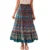 Bohemian Skirt Women Beach Clothes Geometrical Print Elastic High Waist A Line Flowy Swing Skirt Party Skirts Beachwear