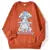 Sudadera con capucha estilo Harajuku con diseño de chica de anime para parejas, estilo kawaii, cómoda y creativa, ideal para combinar con todo, ropa de calle cómoda para mujer.