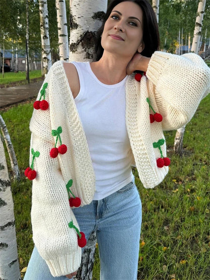 Suéter cárdigan de punto para mujer, estilo patchwork, holgado, informal, con cuello en V y cintura alta, prendas de vestir Y2k, cárdigan de punto para mujer