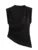 Spring Female Casual T-shirt Top Sleeveless Slim High Waist Cropped Solid Streetwear Y2k Top Women’s Patchwork Tee 2025