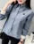 Blusas de invierno muy gruesas para mujer, informales, de manga larga y cuello vuelto, de terciopelo, DF3161