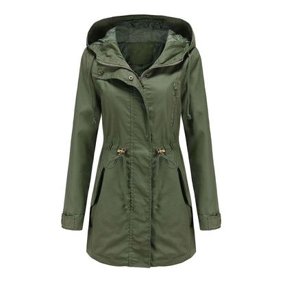 Classic Elegant Waterproof Outdoor Rain Jacket for Women | Great for Outdoor Activities