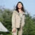 Jacket Women Mid-Length Jacket Sleeves Loose-Fit Waterproof Oil-Resistant Stain-Resistant  New Autumn Hooded Jacket