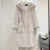 Abrigo largo de piel sintética de marca de lujo de moda de invierno para mujer, chaqueta con capucha y cremallera, abrigos gruesos y cálidos de piel sintética de conejo de peluche