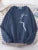 Sudadera con capucha con estampado de gato y hombros caídos para mujer, combinable con todo, tallas S-XXL, ropa urbana de calidad para mujer