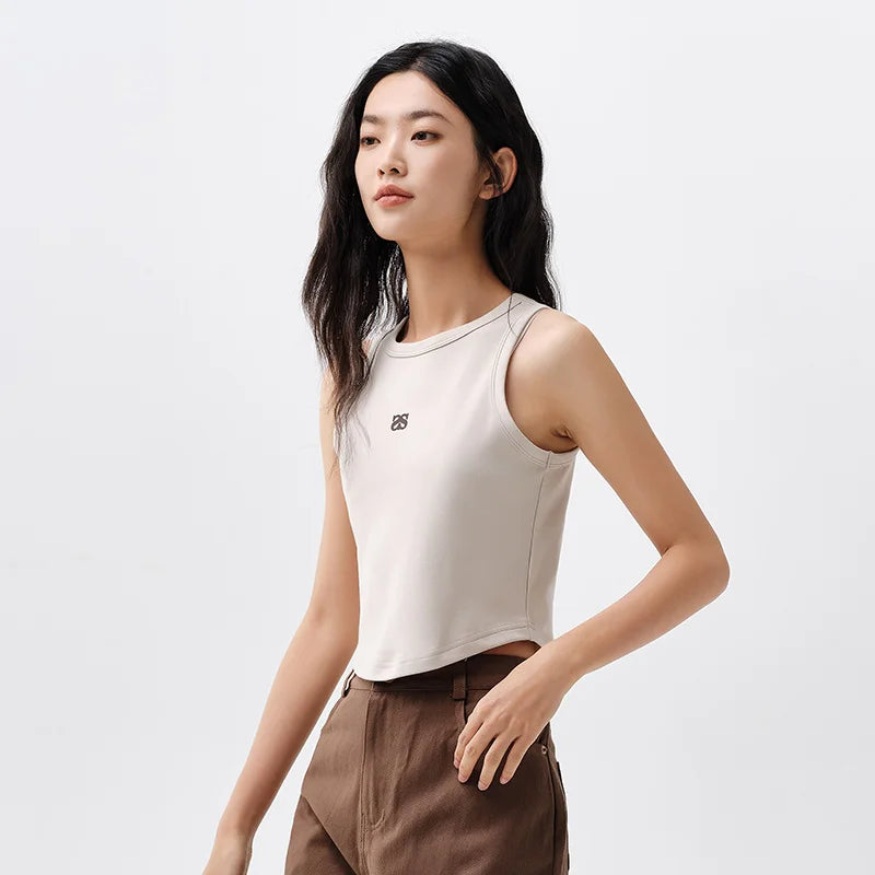 Vest Women Fashion Printed Inner Suspender Simple Casual Sweet Spicy Style Top Slimming Vests