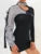 Reflective Crop Top Harajuku Punk Long Sleeve T-shirt Women Irregular Cargo Top One Shoulder T Shirt Ladies Street