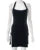 Vestido ajustado sexy y picante para chica, nuevo vestido de verano Y2K de color sólido, sin espalda, con cuello colgante y hueco
