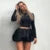 Woman Skirt Two Pieces Set Tight Backless Twist Crop Top High Waist Bud Skirt Elegant Suit Solid Lady Autumn Fashion New