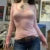 Camiseta grunge Fairycore Y2K para mujer, camisetas de manga larga con cuello en V a rayas, ropa estética de los años 2000, camiseta acanalada, ropa de calle