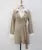 Korean Chic Mini Dresses Women Turn-down Collar Long Sleeve Shirt Patchwork Autumn Winter Knitted Dress Casual Fashion Vestidos