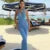 Sexy Knitted 3d Flower Halter Long Dress Women Crochet Hollow Out Sleeveless Blue Maxi Dresses  New Lady Beach Vacation Robe