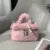Bolso de diseñador de marca de lujo para mujer, moderno bolso de hombro de piel sintética para invierno, bolso cruzado de festival de moda Y2k para chicas