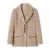 Blazer largo y peludo estilo boyfriend vintage para mujer, estilo streetwear, con bolsillos delanteros, holgado, de gran tamaño, a la moda, color rosa, 4 colores