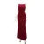 Sexy Velvet Backless Sling Long Dress Women Retro Solid Sleeveless Lace Up Slim Evening Dresses Female Elegant Chic Party Street
