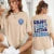Enjoy The Little Things Slogan Letter Printed Women T-Shirts Loose Oversized Clothing Personality Street Casual Short Sleeves