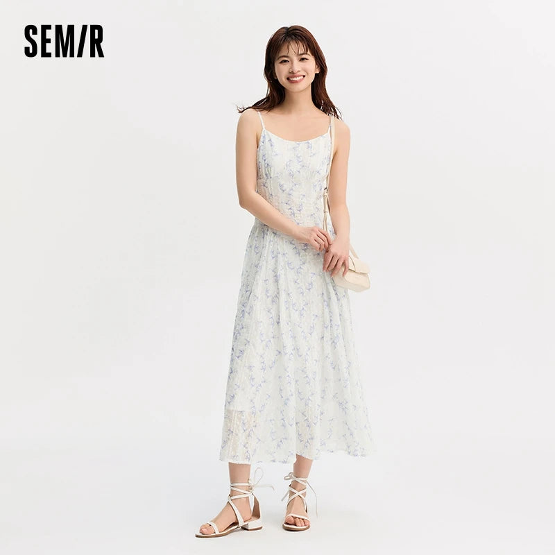 Dress Women Forest-Themed Fresh And Delicate  Summer New Romantic And Artistic Lace Gentle Floral Dress