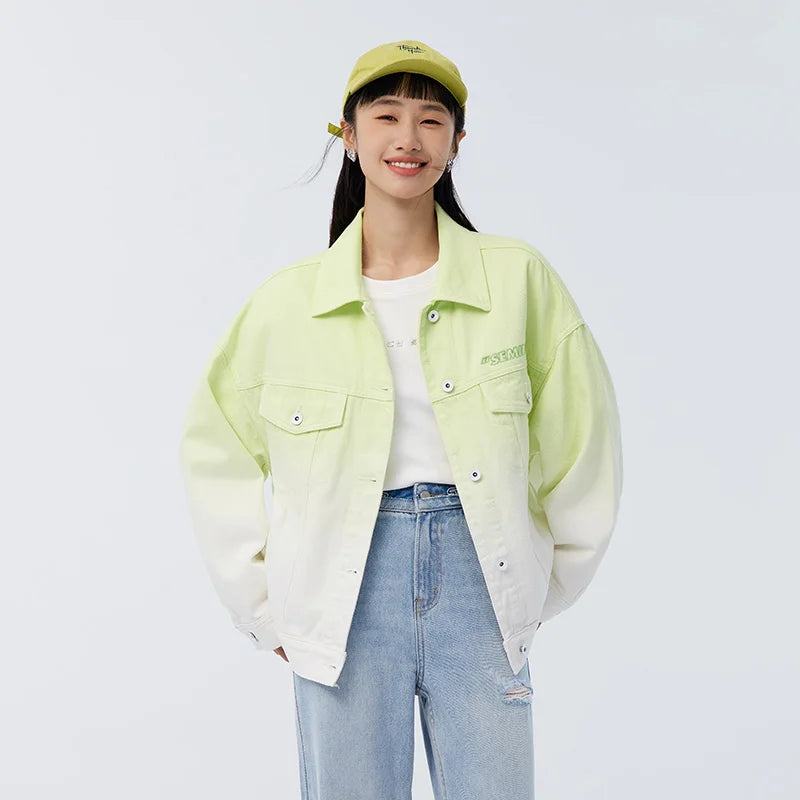 Chaqueta vaquera para mujer, estilo holgado, de primavera, nueva tendencia bordada.