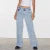 Pantalones vaqueros anchos Y2K para mujer, vaqueros de estilo boyfriend, holgados, de cintura baja, estilo vintage, estilo cyber grunge