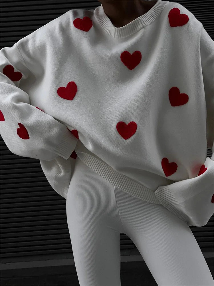Suéter de punto para mujer, jersey holgado de otoño a la moda con retazos, manga larga, informal, de punto, ropa de calle, jersey de contraste para mujer