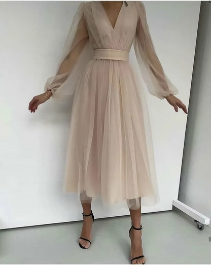 Chic Evening Midi Dress | Great for Formal Occasions