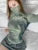 Camisas de moda de verano para mujer, blusa sexy ajustada de manga larga con cuello alto Y2k, ropa informal de malla con estampado de patchwork, ropa de calle para mujer