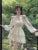 French Elegant Short Dresses for Women Summer New Ruffles A-line Long Sleeve Birthday Party Dress Holiday Prom Mini Vestido