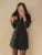 Autumn Winter Elegant Tweed Blazer Dress Double Breasted Slim Short Dresses for Women Korean Fashion Office Lady Coat Dress New