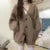 Suéteres y cárdigans para mujer, abrigos, moda Otoño Invierno, chaquetas de punto holgadas de manga larga con cuello en V, suéteres informales tipo cárdigan